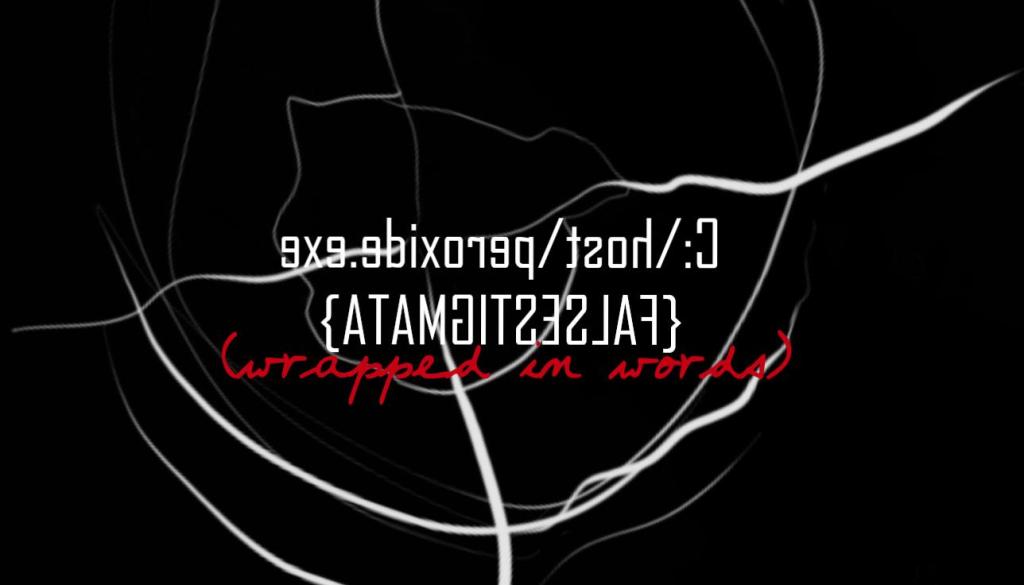 A Pictured Image Across An Endless Void Of Mirrors Reflecting – Wrapped In&nbsp;Words